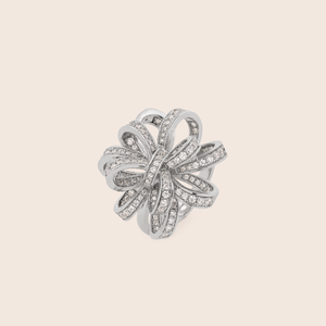 MR1130 925 Silver Flower Ring