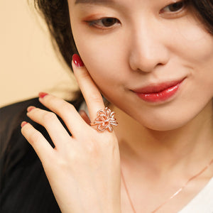 MR1130 925 Silver Flower Ring