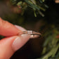 MR1133 925 Silver Mistletoe Ring