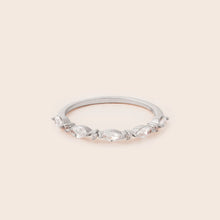 Load image into Gallery viewer, MR1143 925 Silver Half Eternity Ring
