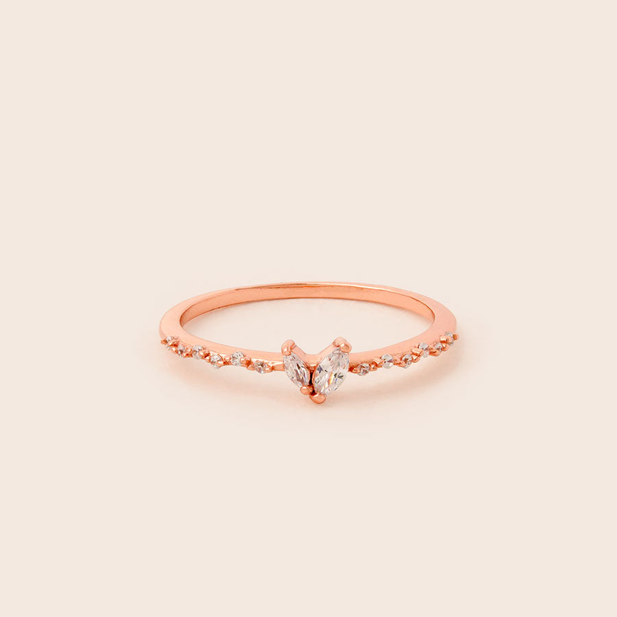 MR1144 925 Thin Heart Ring