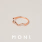 MR1156 925 Silver Smile Ring