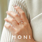 MR1157 925 Silver Raindrop Ring
