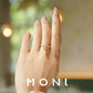 MR1157 925 Silver Raindrop Ring