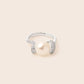 MR1177 925 Silver Evie Pearl Ring