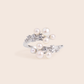 MR1182 925 Silver Flourish Pearl Ring