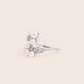 MR1182 925 Silver Flourish Pearl Ring