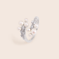 MR1182 925 Silver Flourish Pearl Ring