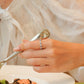 MR1194 925 Silver Ripple Ring