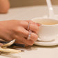 MR1199 925 Silver Elizabeth Ring