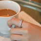 MR1199 925 Silver Elizabeth Ring
