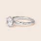 MR214 925 Silver Twist Solitaire Ring