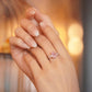 MR235 925純銀 Briana 梨型粉鑽戒指