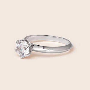 MR601 925 Silver Solitaire Ring