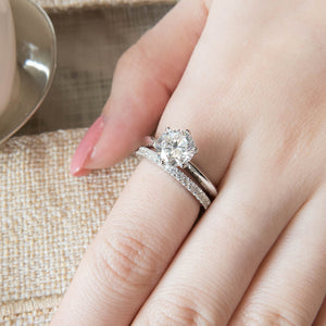 MR601 925 Silver Solitaire Ring