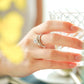 MR601 MR079 925 Silver Solitaire Ring Set
