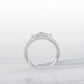 MR914 925 Silver Snowflake Ring