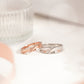MRC006 925 Silver Couple Ring