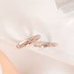 MRC010 925 Silver Closeness Couple Ring