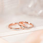 MRC010 925 Silver Closeness Couple Ring