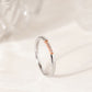 MRC012 925 Silver Trust Couple Ring