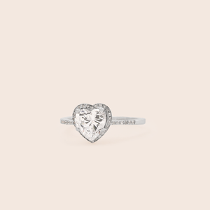 MRH020 925 Silver Heart Ring