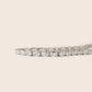 MB082 925 Silver Oval Tennis Bracelet