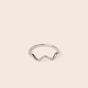 MR1156 925 Silver Smile Ring