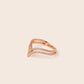 MR1160 925 Silver Chevron Ring