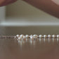 MEP70 925 Silver Echo Pearl Earrings