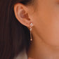 ME666 925 Silver Akari Earclip