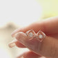 ME530 925 Silver Dancing Stone Earrings
