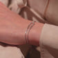 MB076 925 Silver Magnet Bracelet