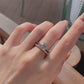 MR601 MR079 925 Silver Solitaire Ring Set