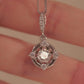 MN116 925 Silver Dancing Stone Necklace