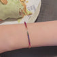 MB062 925 Silver Happiness Rainbow Bracelet